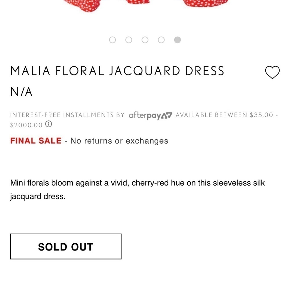 NWT Rebecca Taylor Malia Red Floral Jacquard Midi Dress Size 0 - Picture 9 of 12